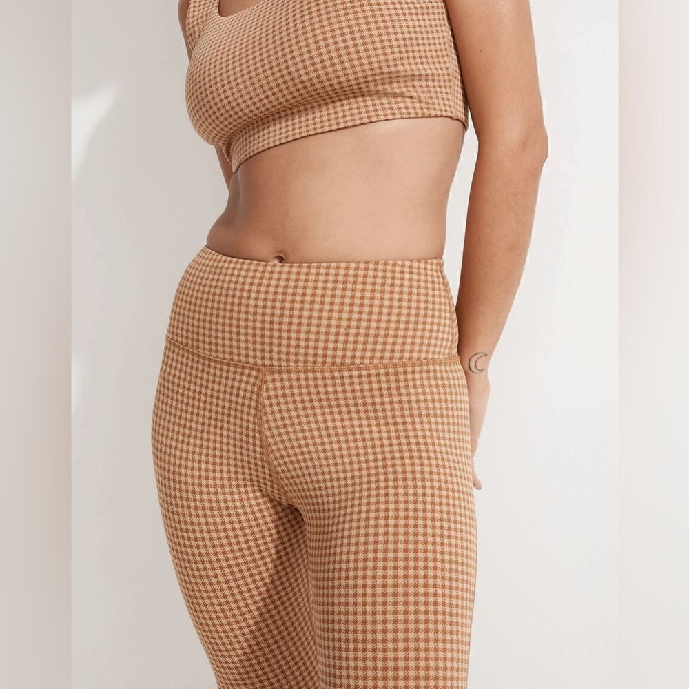Madewell Make Weekends Longer MWL Flex High-Rise 25" Leggings in Check - Picture 4 of 16